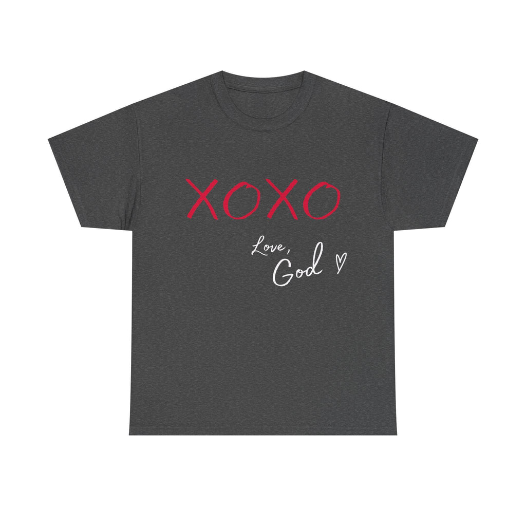 God is Love!!  XOXO Christian Faith Based Tshirt - Unisex Heavy Cotton Tee