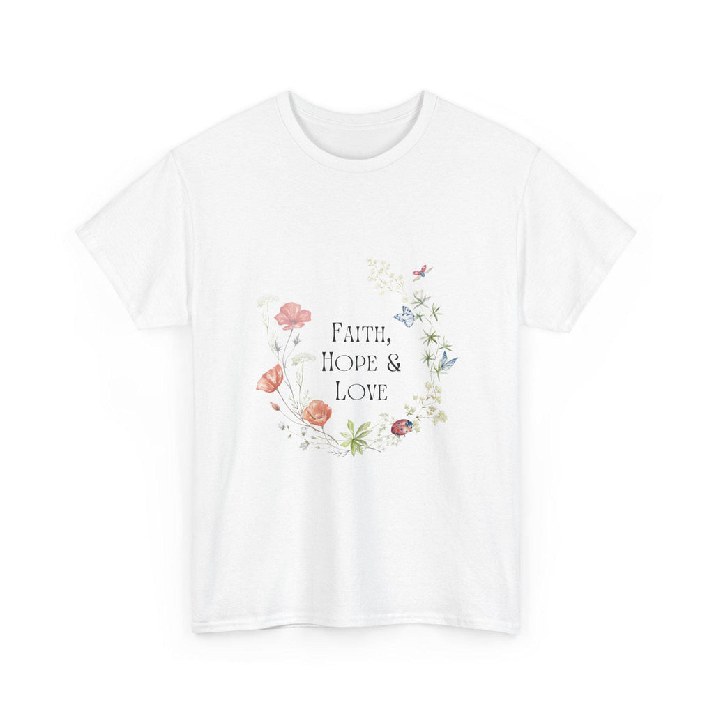 Faith, Hope & Love Unisex Heavy Cotton Tee