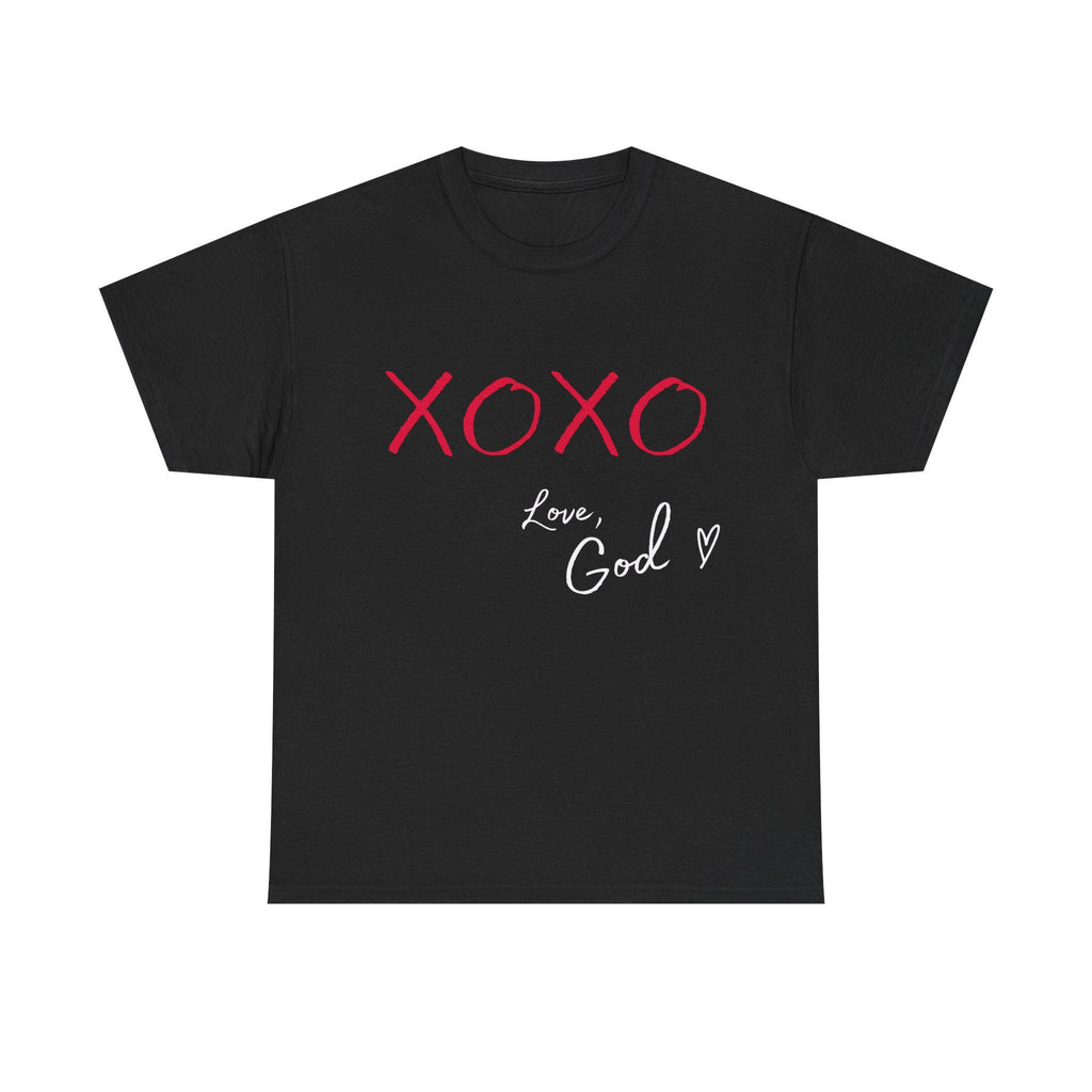 God is Love!!  XOXO Christian Faith Based Tshirt - Unisex Heavy Cotton Tee