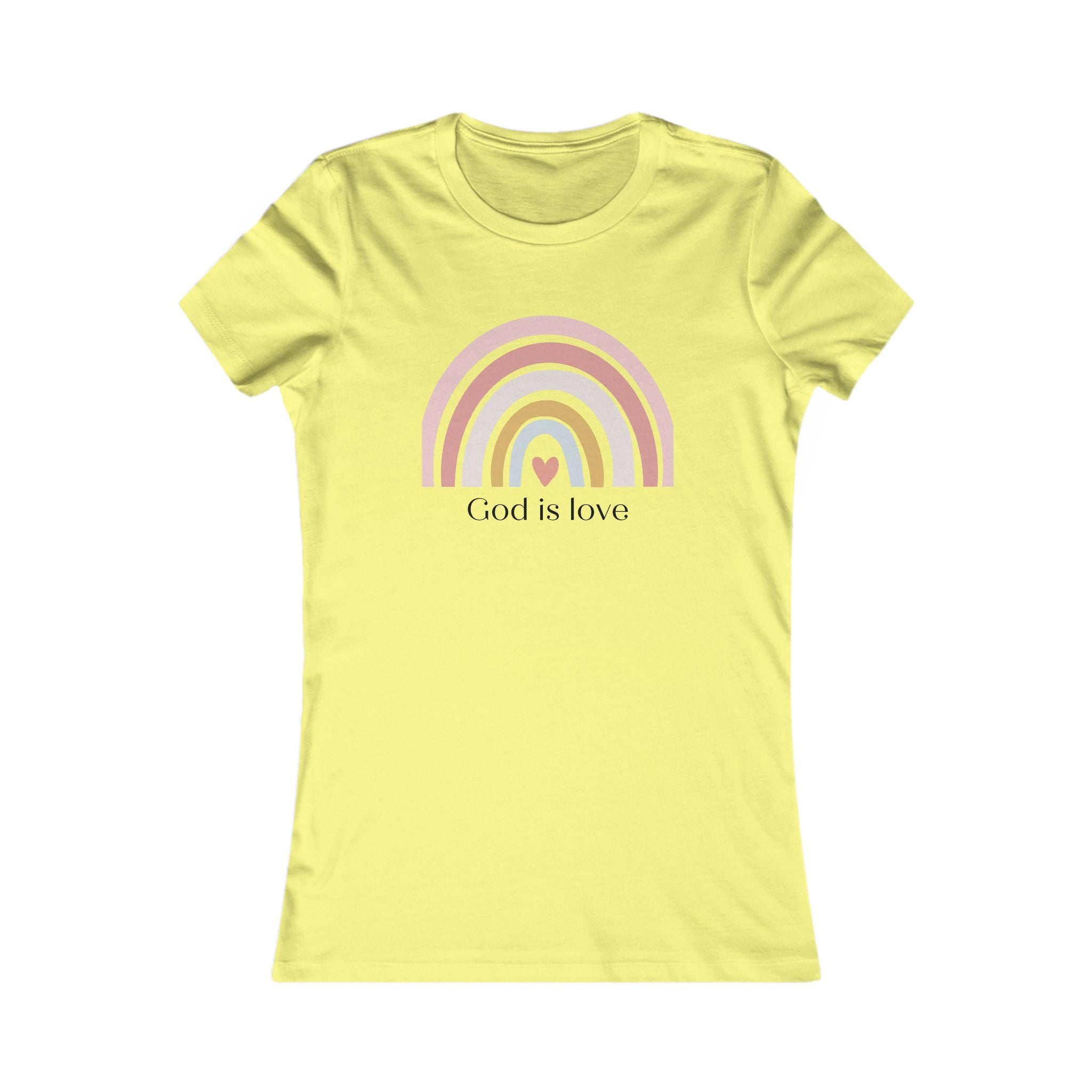 God is Love - Christian Faith Based Inspirational TshirtWomen's Favorite Tee